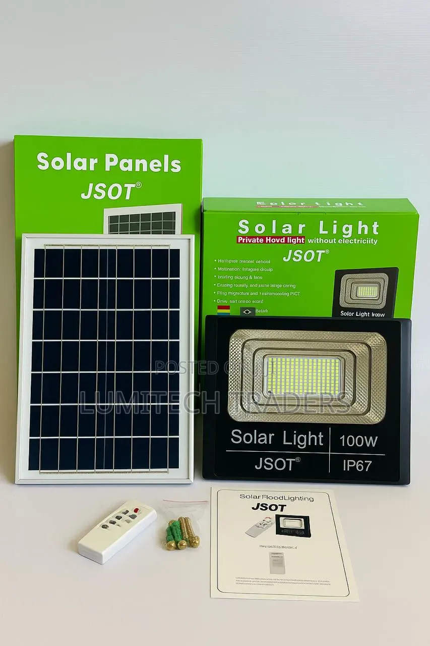 Jsot Solar Floodlight 100w