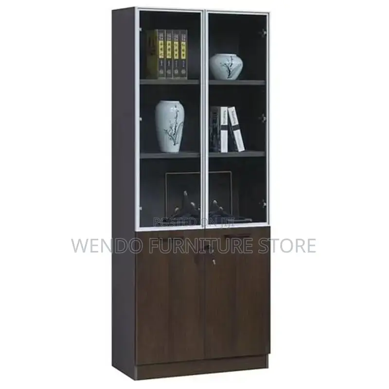 Office Cabinet; Executive Home Office Storage Cabinet With Three Doors