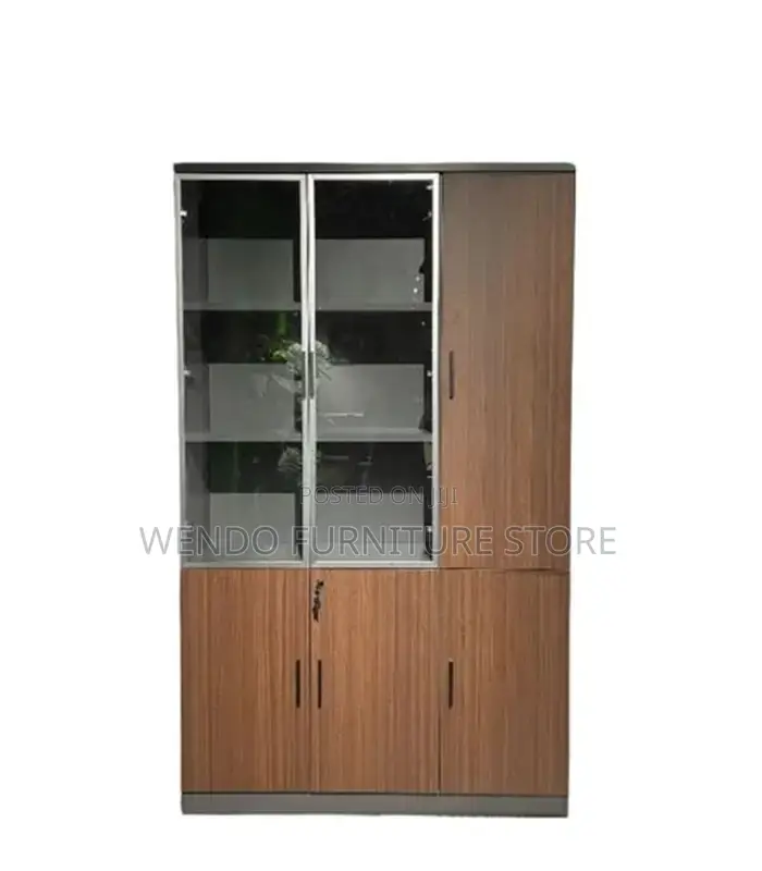 Office Cabinet; Executive Home Office Storage Cabinet With Three Doors
