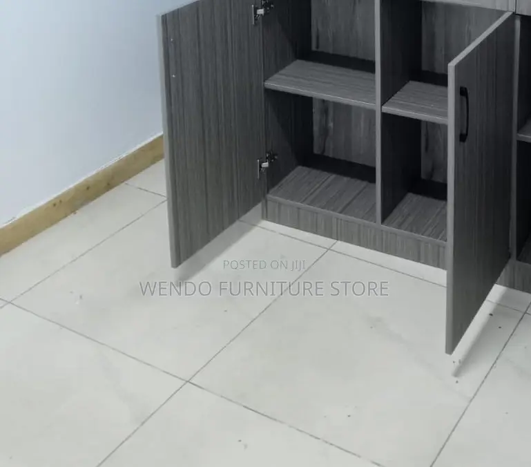 Office Cabinet; Executive Home Office Storage Cabinet With Three Doors