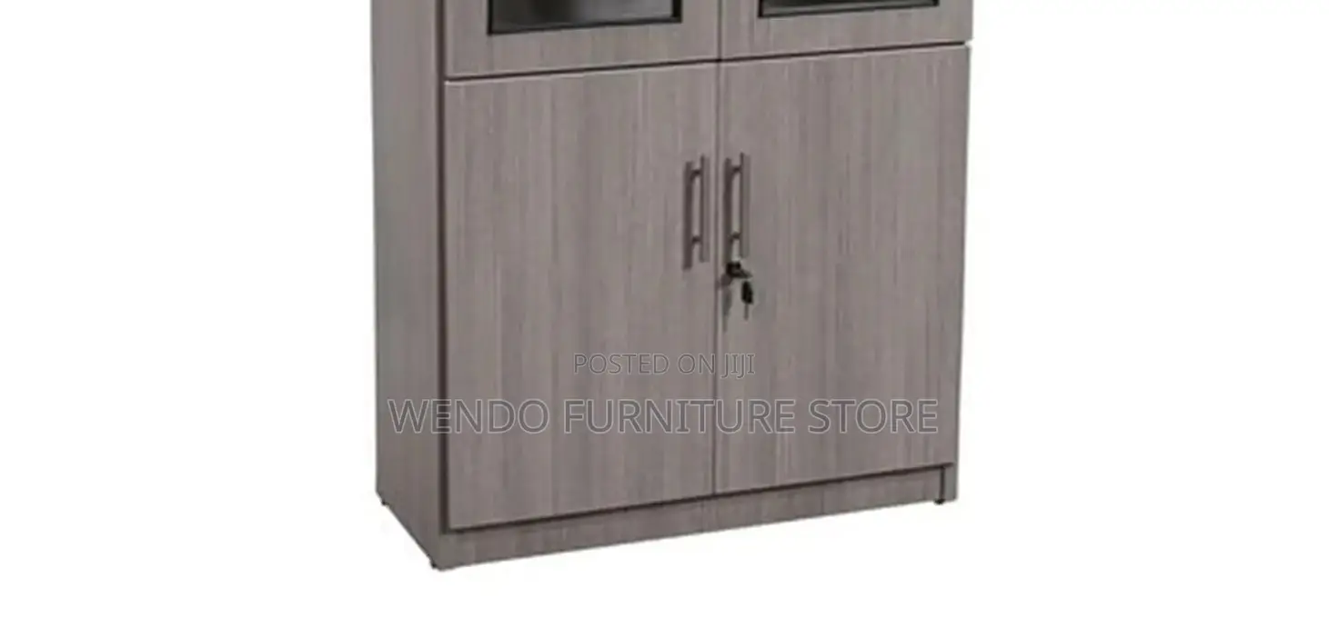Office Cabinet; Executive Home Office Storage Cabinet With Three Doors