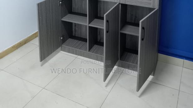Office Cabinet; Executive Home Office Storage Cabinet With Three Doors - thumbnail 10