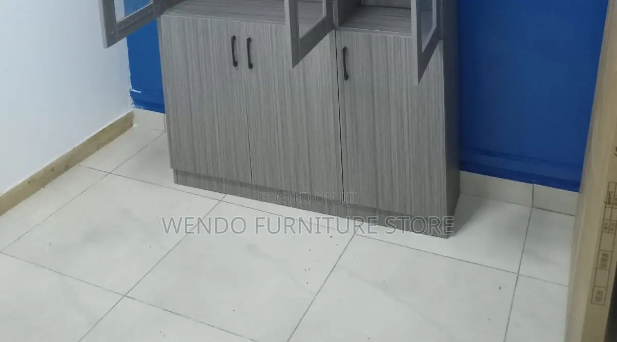 Office Cabinet; Executive Home Office Storage Cabinet With Three Doors