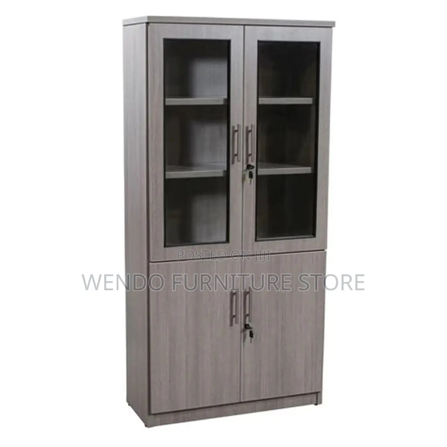 Office Cabinet; Executive Home Office Storage Cabinet With Three Doors