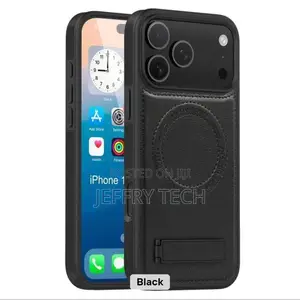 iPhone 17 Pro,Solid Color Premium Pu Leather Cover Case With Hidden Fo