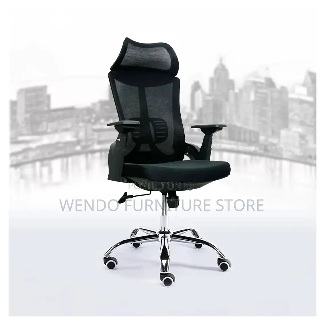 Office Chairs; High Backrest Orthopedic Executive Fabric Office Chairs