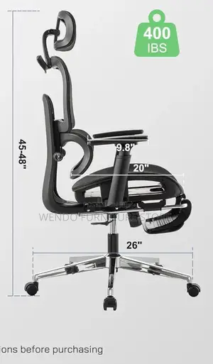 Office Chairs; Executive Orthopedic CCR- Chair With Footrest