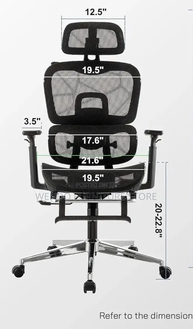 Office Chairs; Executive Orthopedic CCR- Chair With Footrest