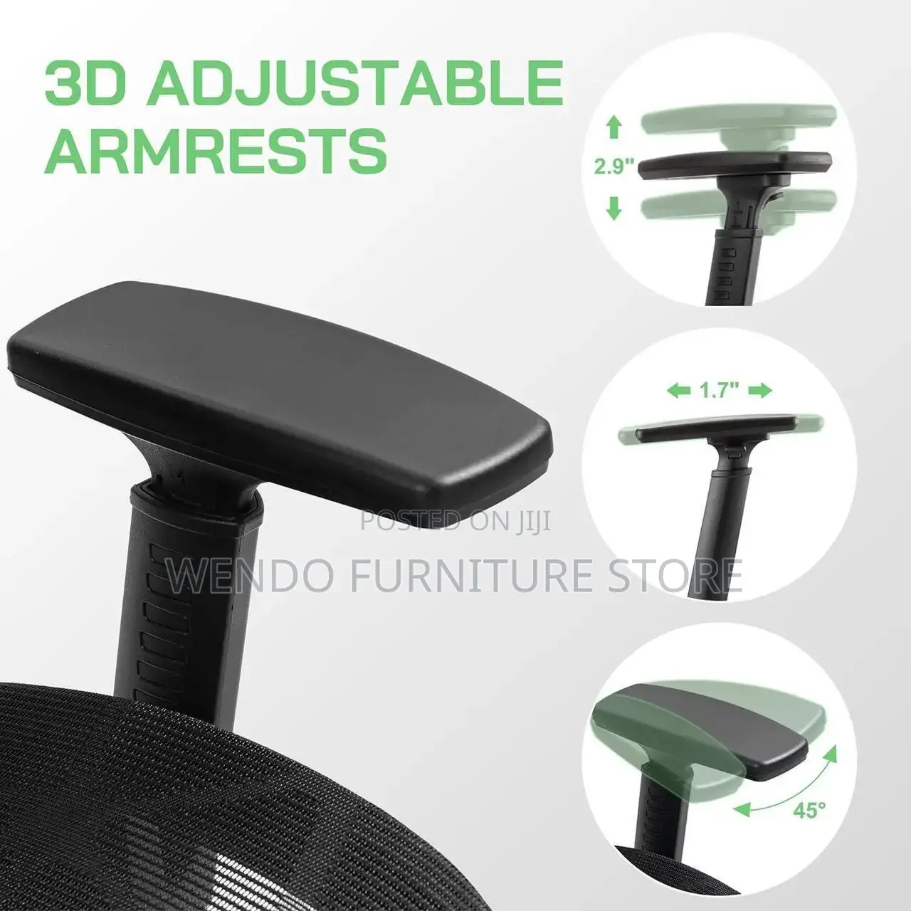Office Chairs; Executive Orthopedic CCR- Chair With Footrest