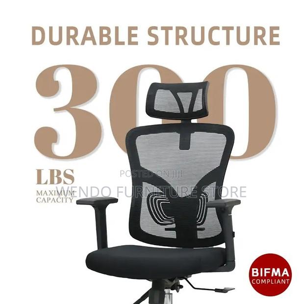 Office Chairs; Ergonomic Executive Pu Fabric Office Chairs - thumbnail 6
