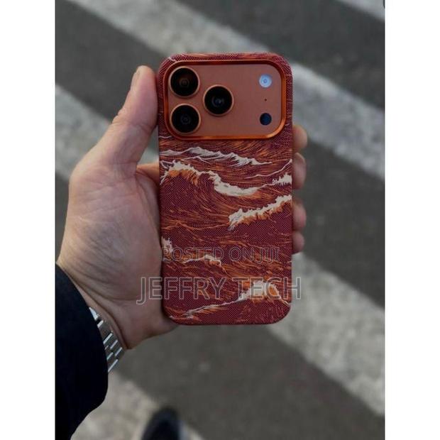 Case for iPhone 17promax Creative Luxury Crafted Protective Cae Orange - thumbnail 2