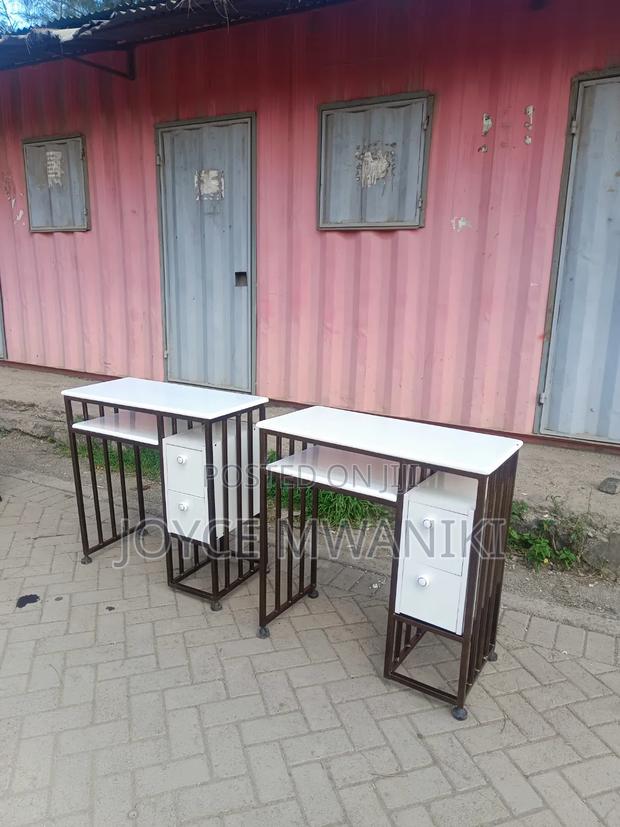 Manicure Marble Table, With Coated Frame - main view