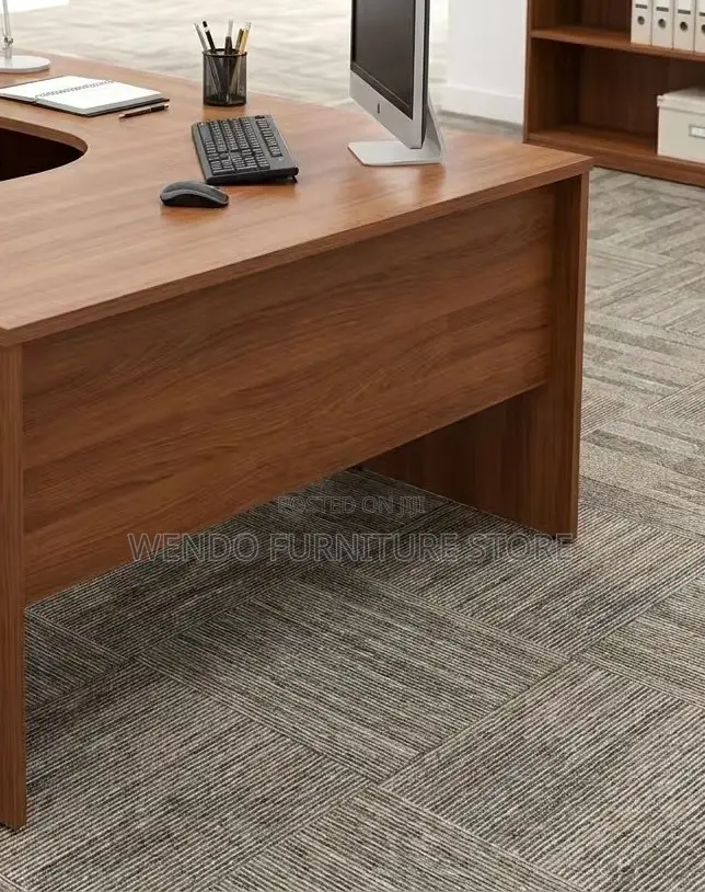 Office Desk; 1.4 Meters Curved Clerical Home Office Spaces Desks