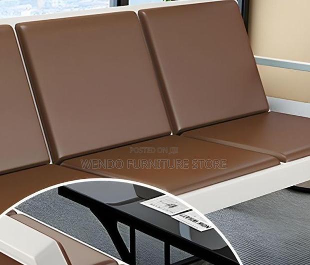 Office Bench; Three Seaters Leather Front Step Benches - thumbnail 5
