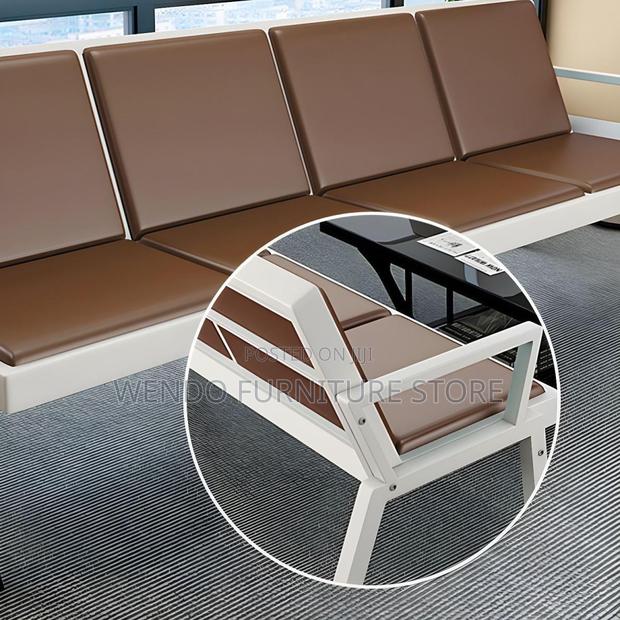 Office Bench; Three Seaters Leather Front Step Benches - thumbnail 6