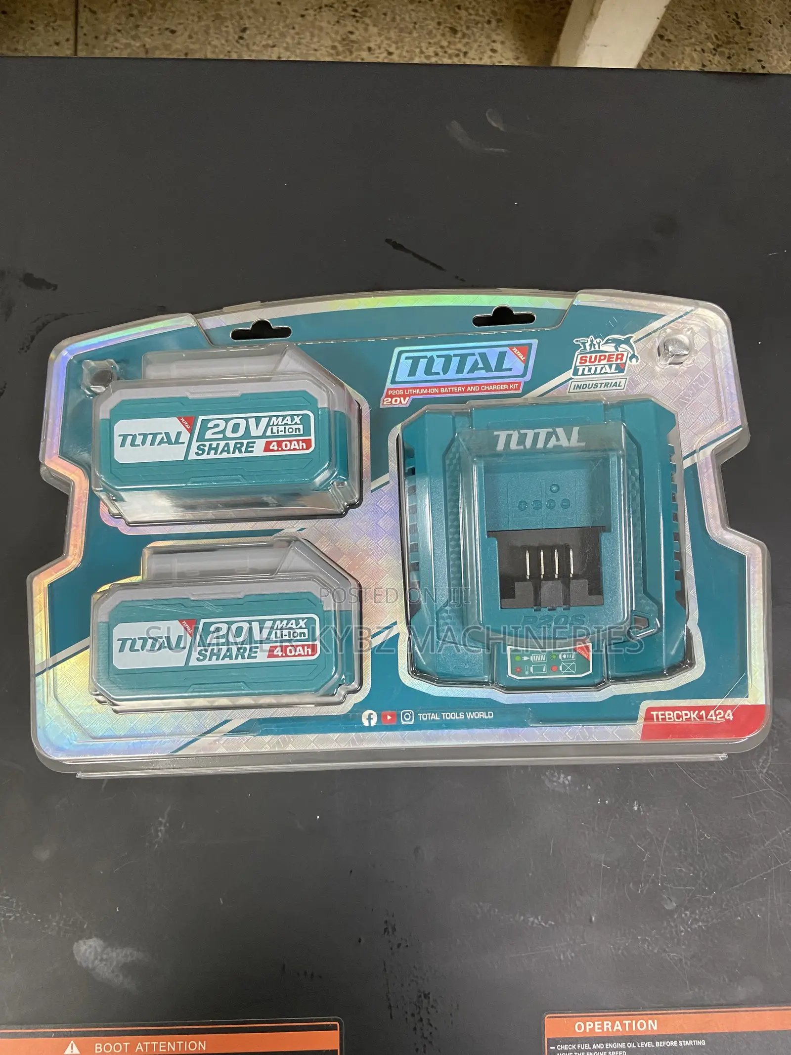 Total Tfbcpk1424 P20s Lithium-Ion Battery Charger Kit