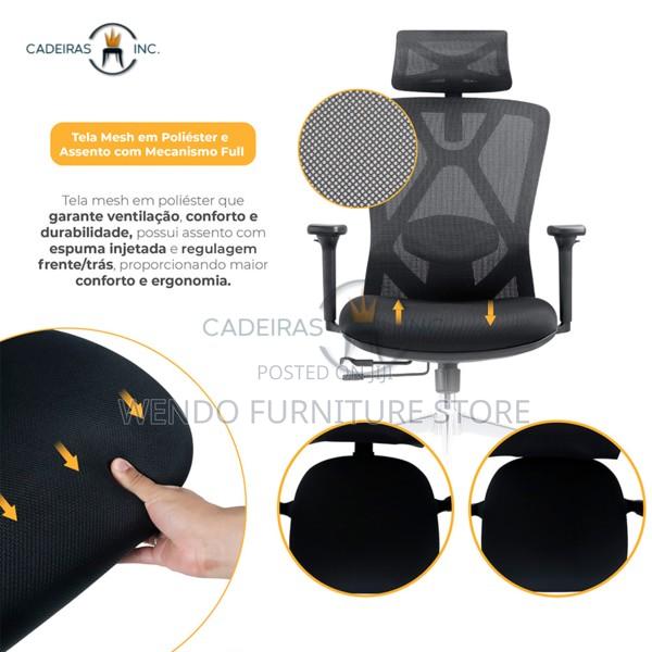 Office Chairs; Ergonomic Swivel Kuj-Pl Executive Office Chairs - thumbnail 7