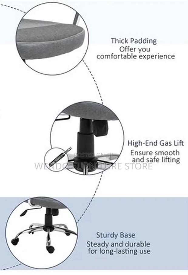 Office Chairs; Ergonomic Swivel Kuj-Pl Executive Office Chairs - thumbnail 8