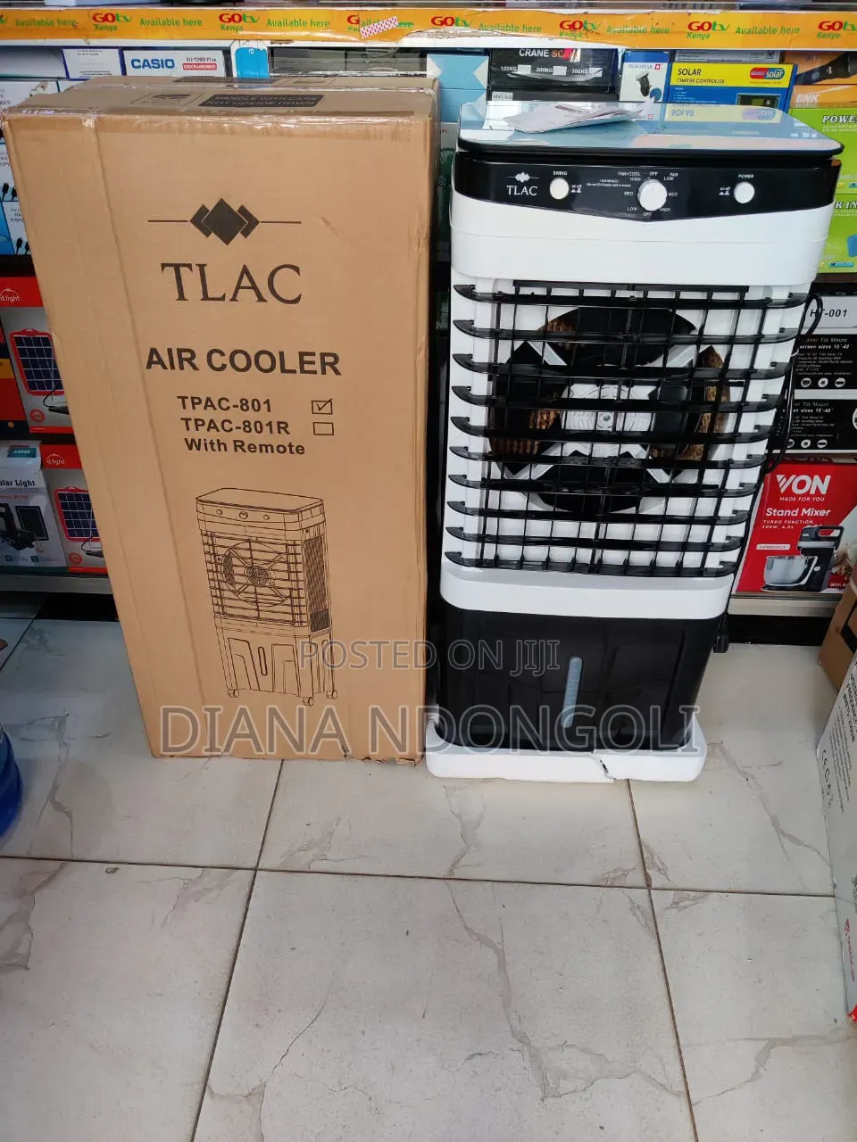 *Tlac Portable Air Cooler 50l Without Remote
