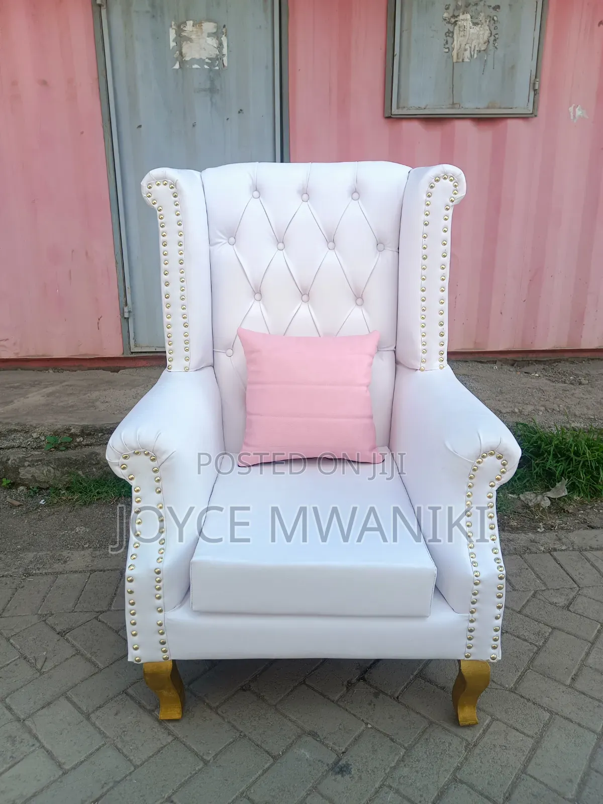 King Chair Queen Chair or Pedicure Seat With a Pillow