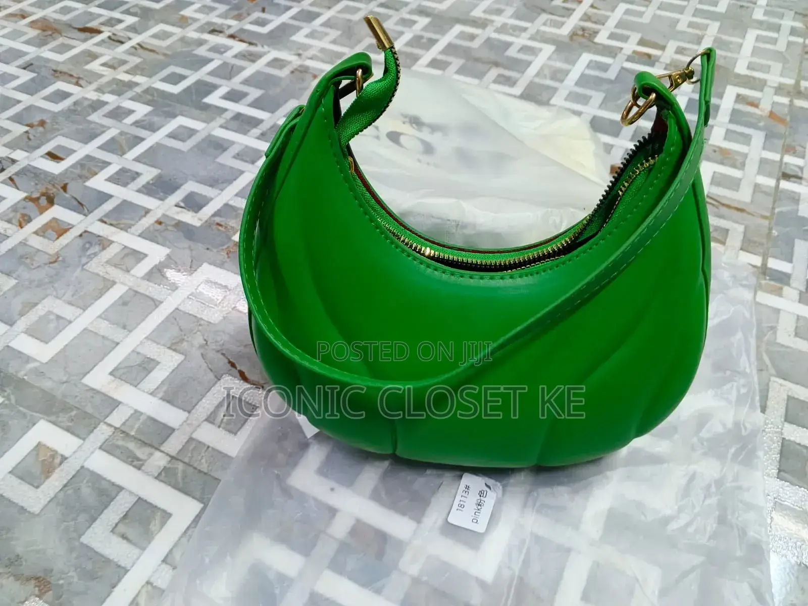 Leather Moon Bag