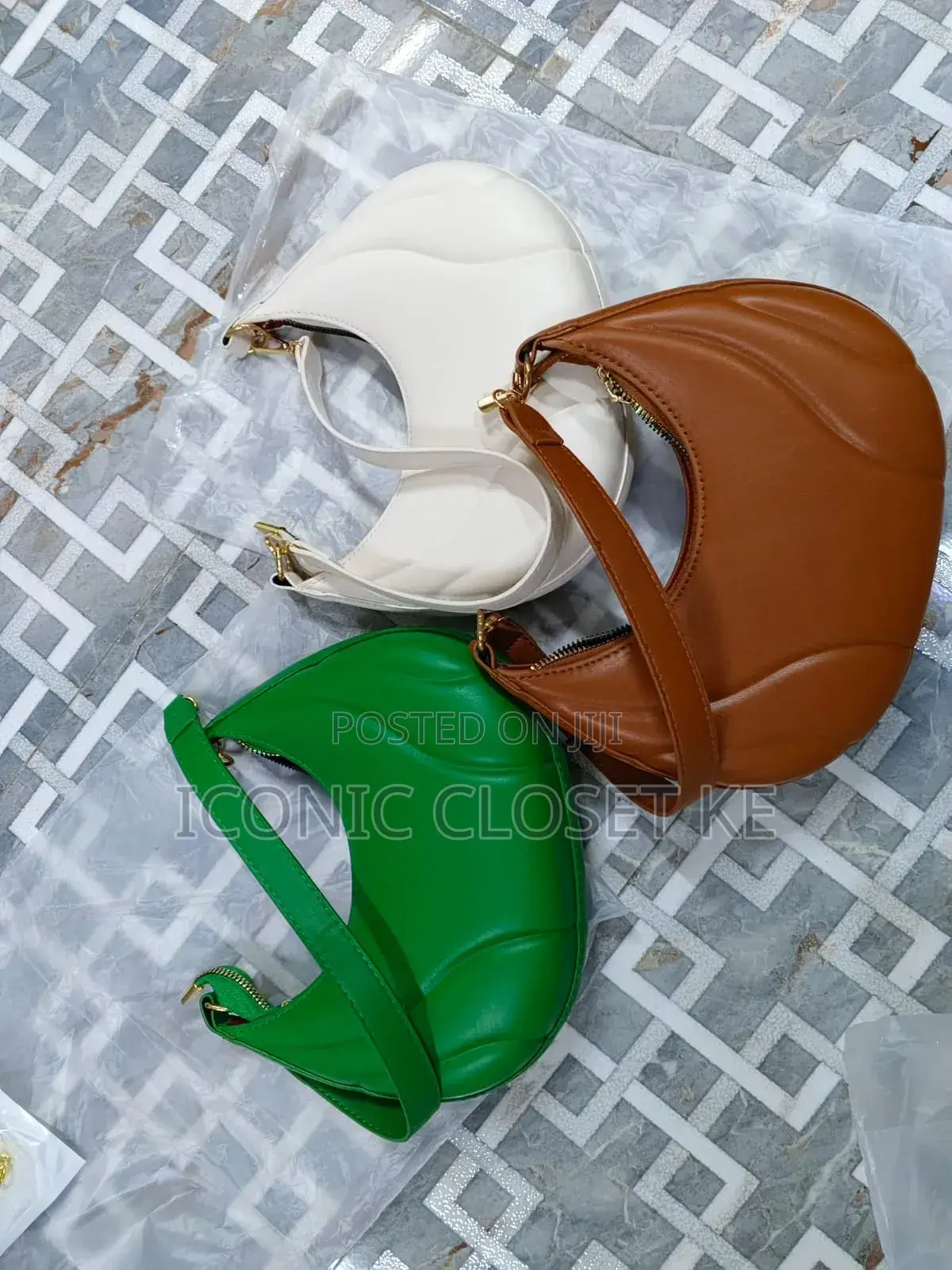 Leather Moon Bag