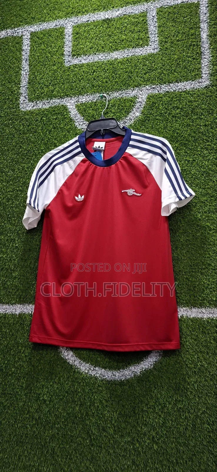 Arsenal Red and White Adidas Og Kit.