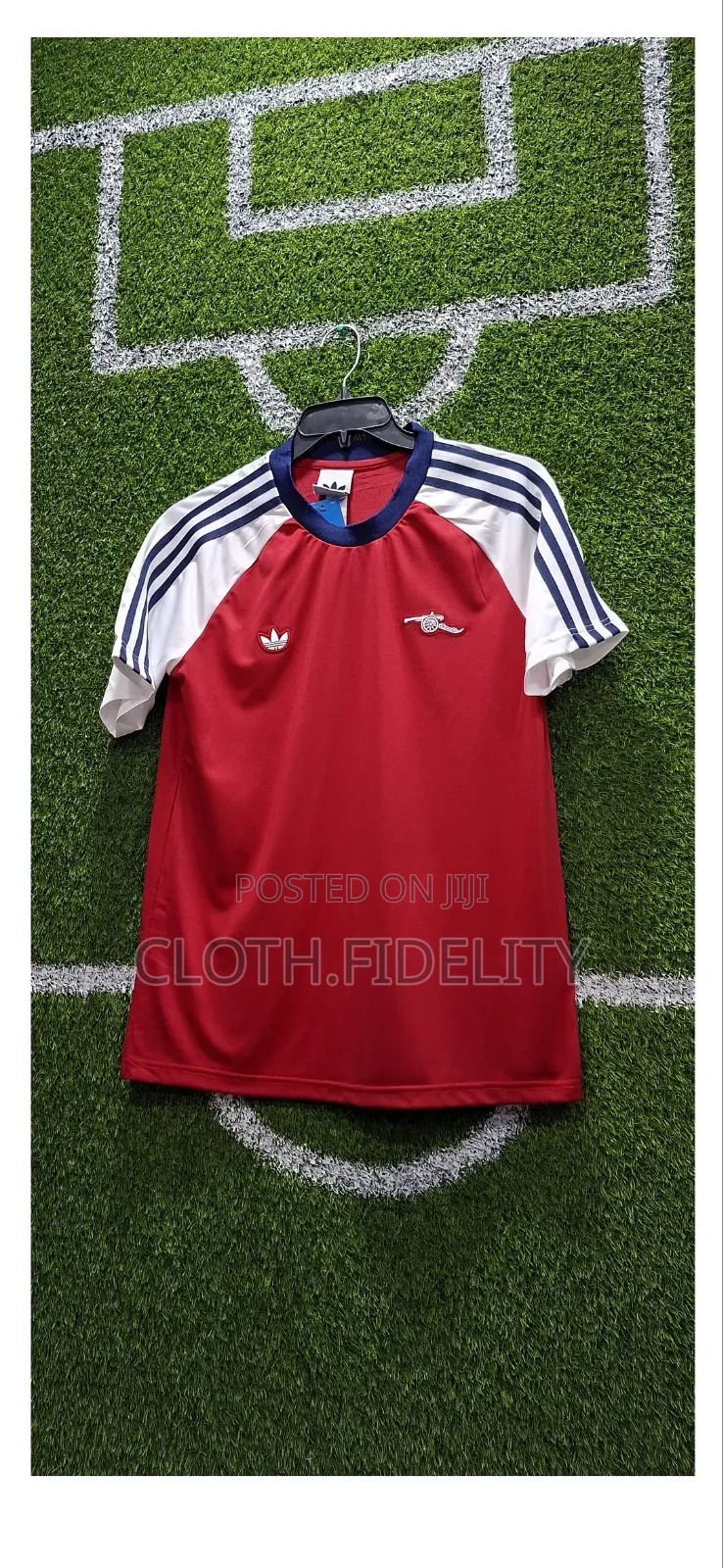 Arsenal Red and White Adidas Og Kit.
