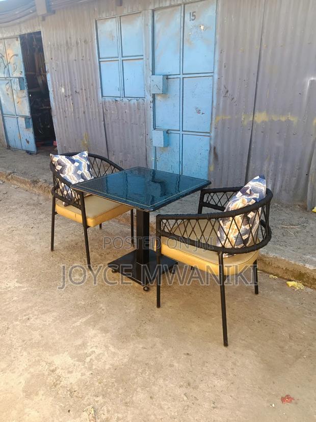 2 Seater Wooven Restaurant Set, Balcony or Outdoor