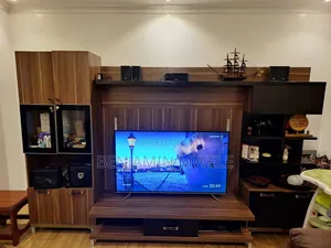 Modern Wall Tv Unit With Shelves Cabinets – Spacious Stylish