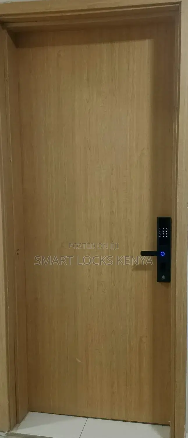 Smart Door Lock for Wooden Metal Biometric Fingerprint Tuya App