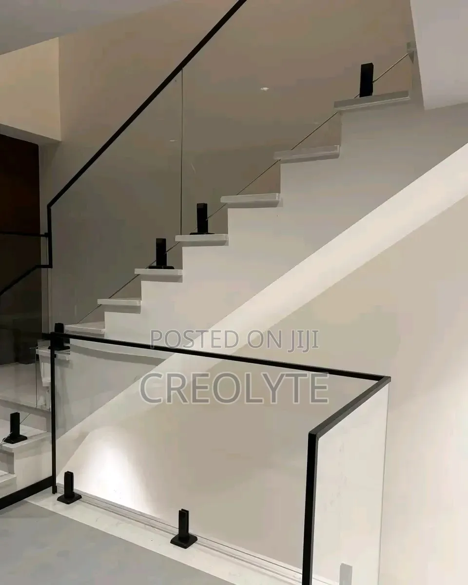 Modern Glass Balustrade Staircase Railing – Supply Install