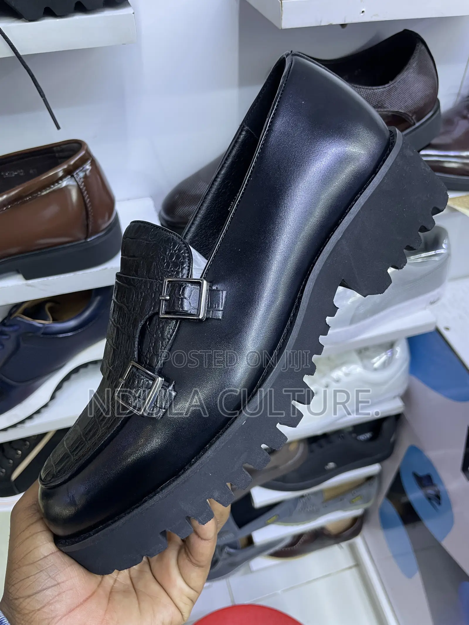 Wet Look Dress Designer Shoes for Men