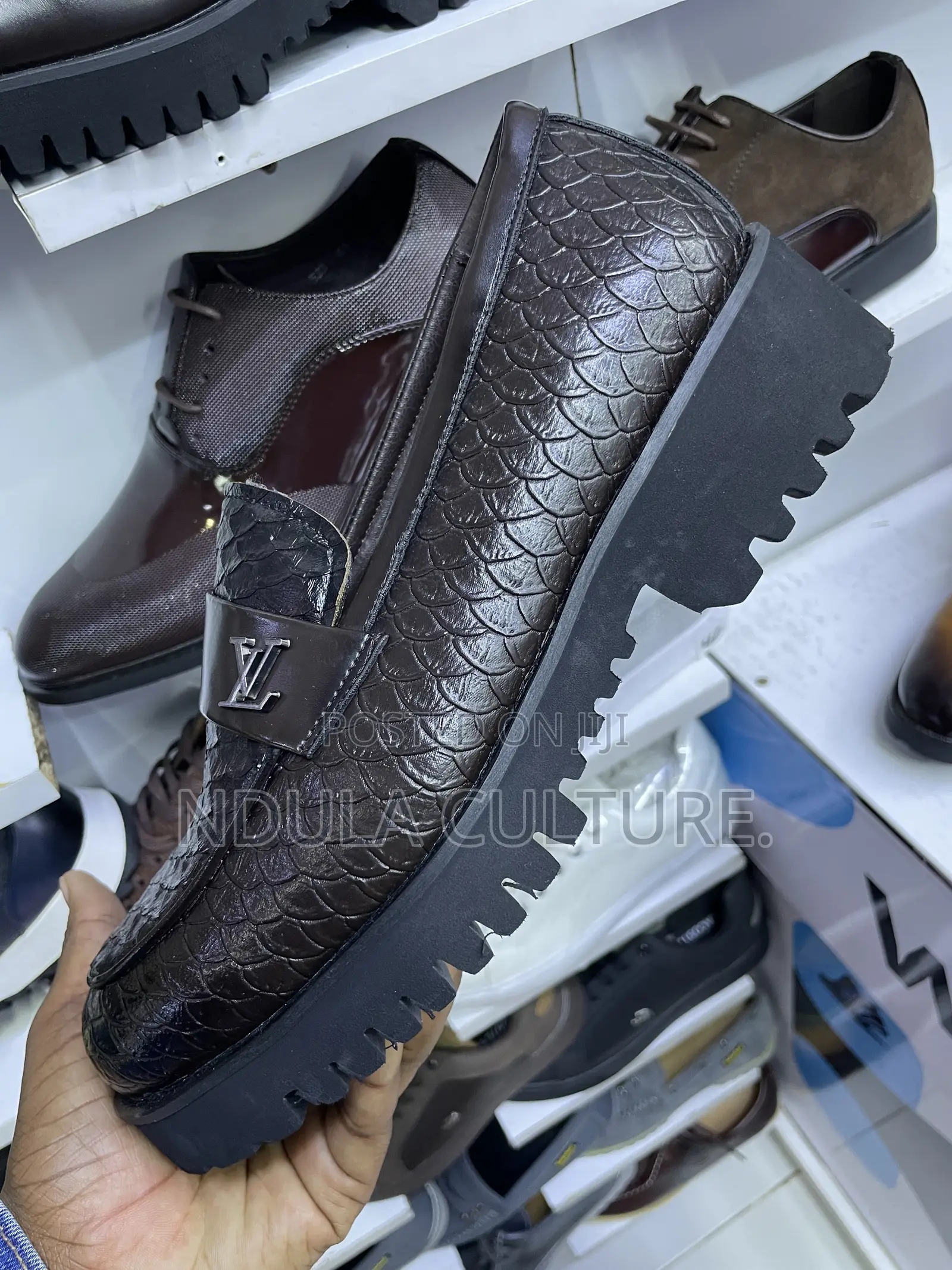 Wet Look Dress Designer Shoes for Men