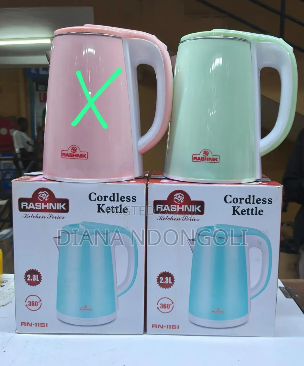 !! *New in Rashnik Electric Kettles*!! - Capacity:2.3 Litres