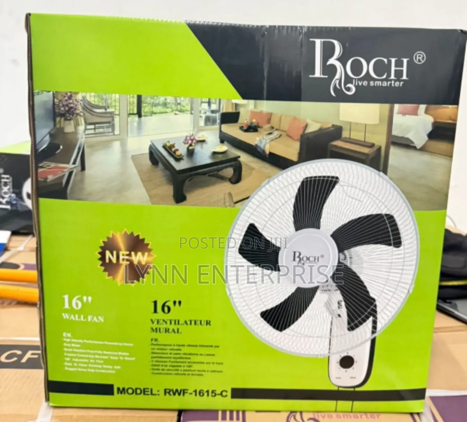 Roch Wall Fan 16"Inches