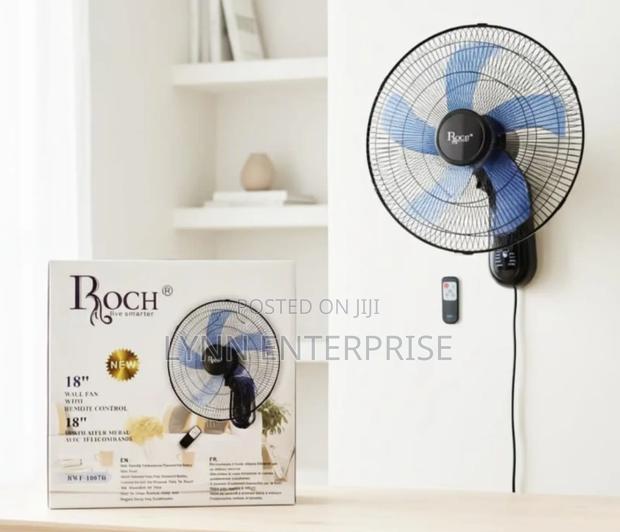 Roch Wall Fan 18 Inches With Remote