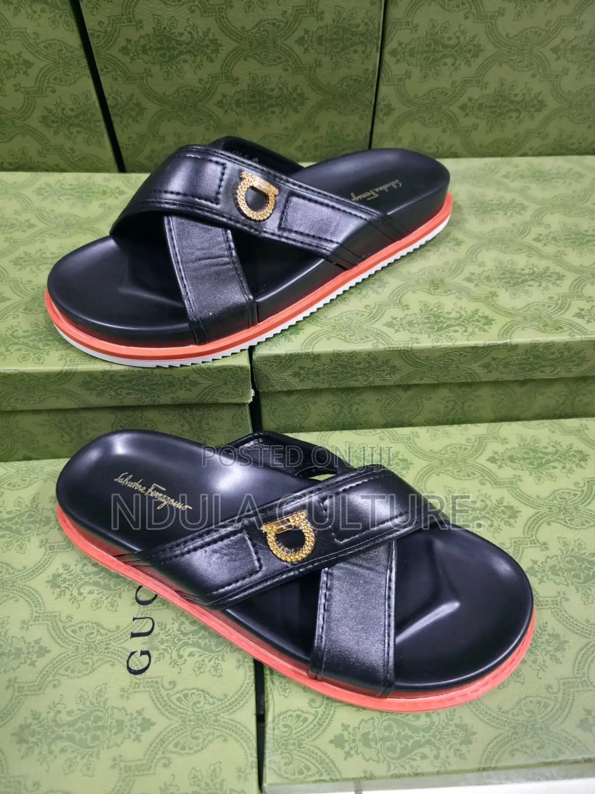 Salvatore Ferragamo / Versace / Louis Vuitton Sandals