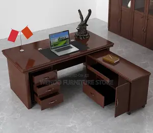 Office Desk; 1.8 Meters Mahogany Executive Pricipal Desk