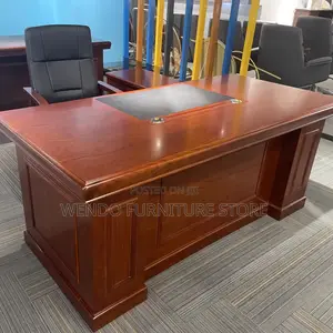Office Desk; 1.8 Meters Mahogany Executive Pricipal Desk