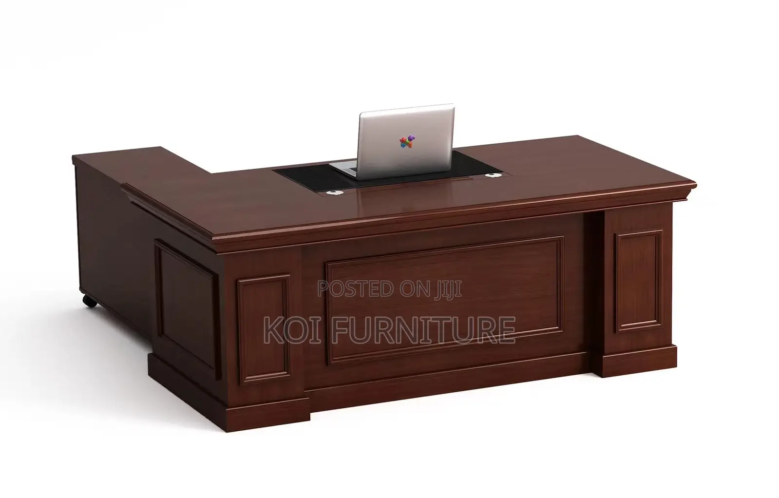 Office Desk; 1.6 Meters Executive Mahogany Senior Bosses Desk