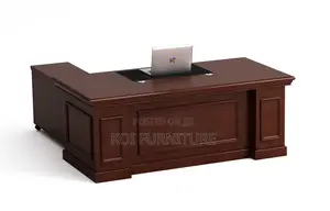 Office Desk; 1.6 Meters Executive Mahogany Senior Bosses Desk