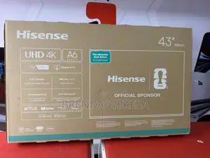 Hisense 43′′ A6q Uhd Smart Frameless Tv – 43a6qken (New Model) 2026