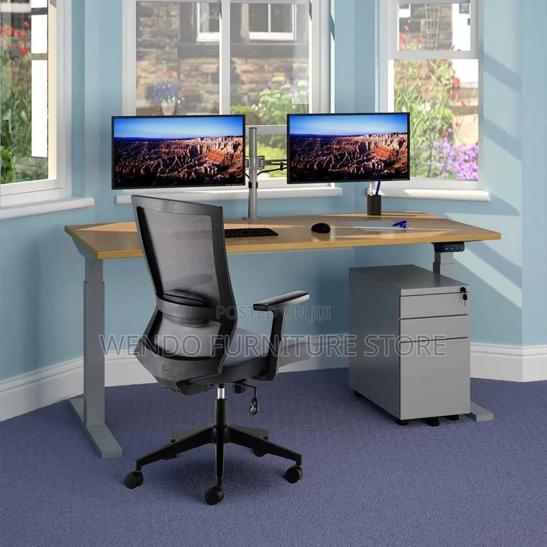 Office Desk; 1.2 Meters Electric Adjustable Belopee Desks