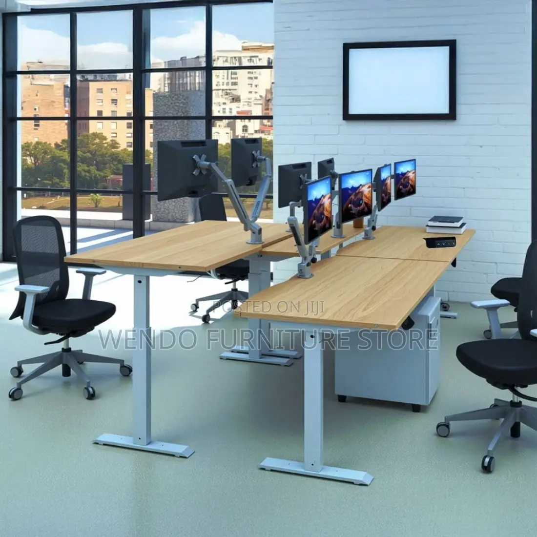 Office Desk; 1.2 Meters Electric Adjustable Belopee Desks