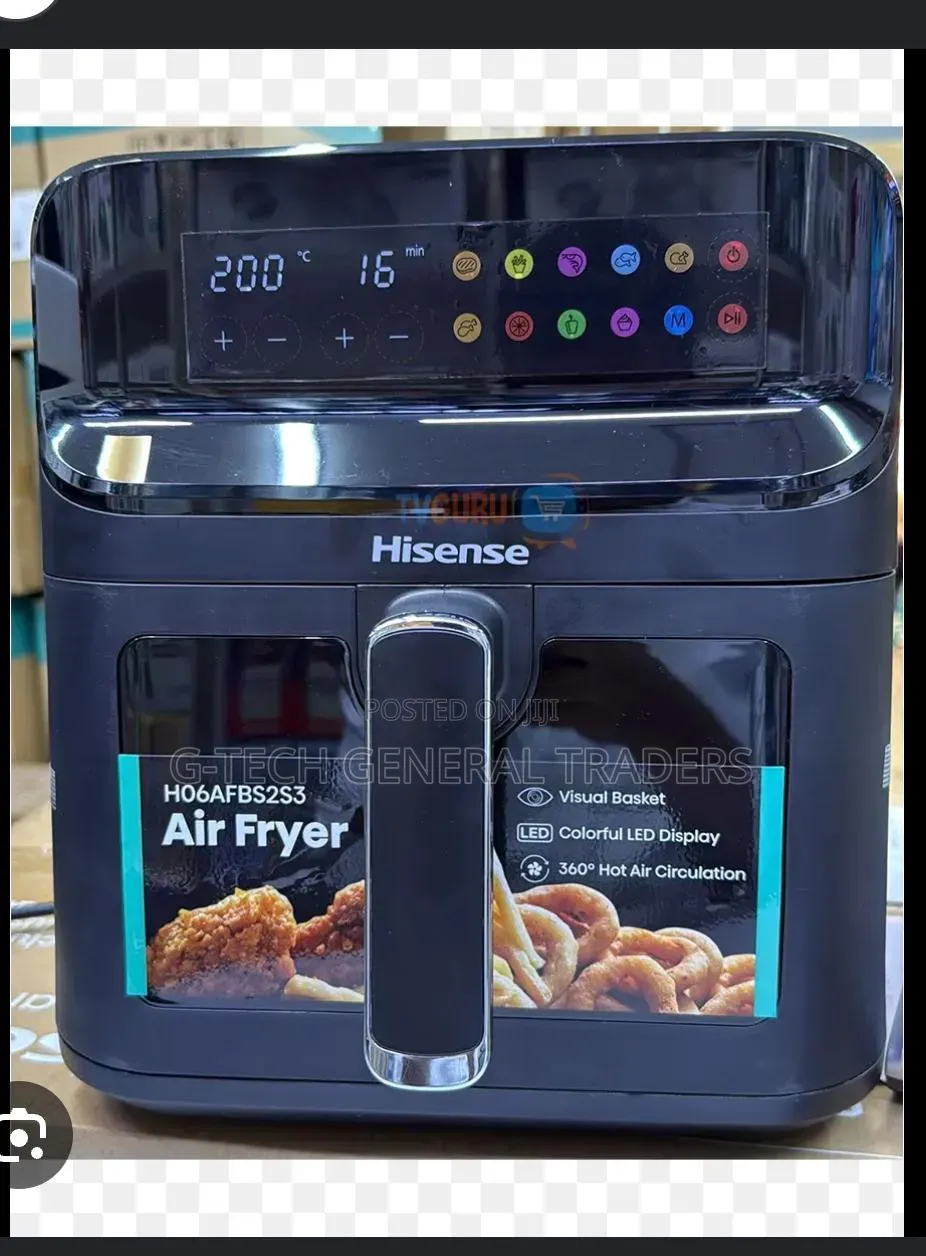 Hisense 6.3l Single Try Oil Free Nonstick Air Fryer