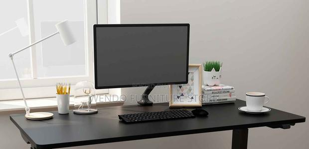Office Desk; 1.4 Meters Adjustable Height Standing Developers Desks - thumbnail 8