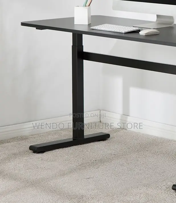 Office Desk; 1.4 Meters Adjustable Height Standing Developers Desks