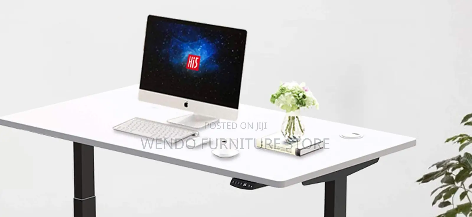 Office Desk; 1.4 Meters Adjustable Height Standing Developers Desks