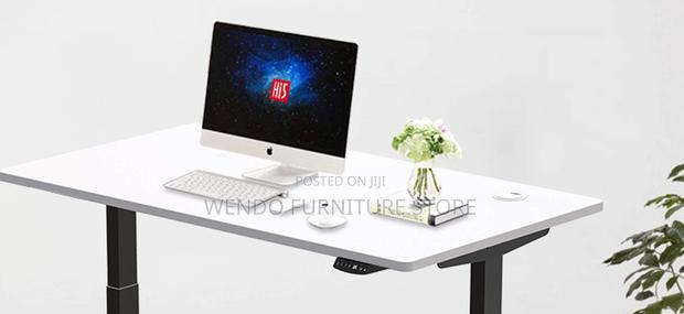 Office Desk; 1.4 Meters Adjustable Height Standing Developers Desks - thumbnail 11